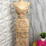 VESTIDO MESH FLORES - Vista1