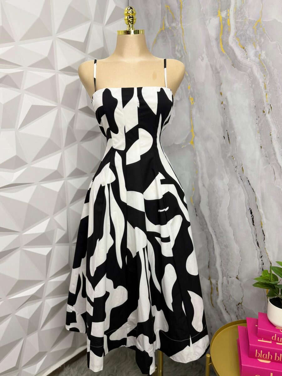 VESTIDO EVA BLACK/WHITE
